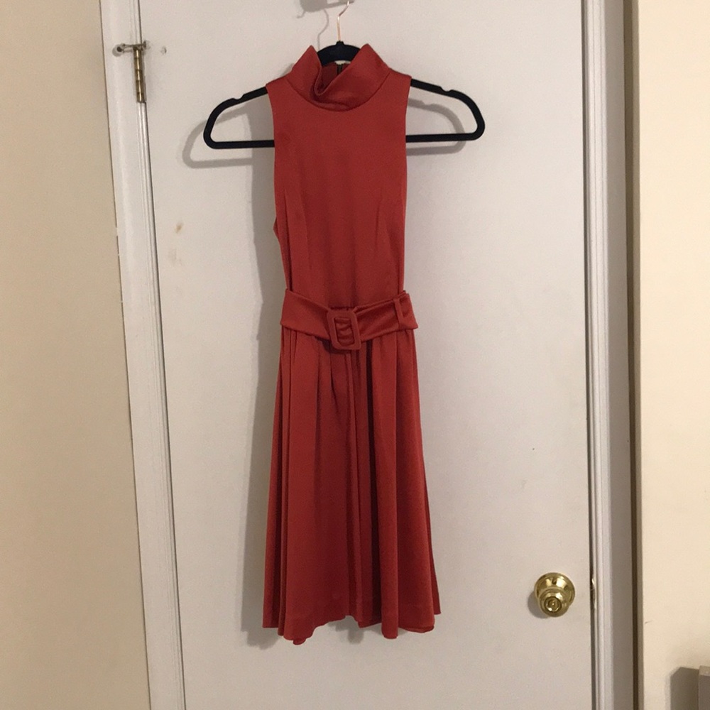 Coral/red party dress
